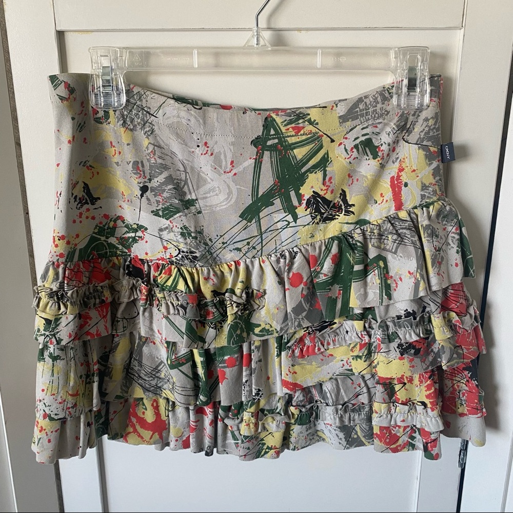DKNY tiered mini skirt. Size XL